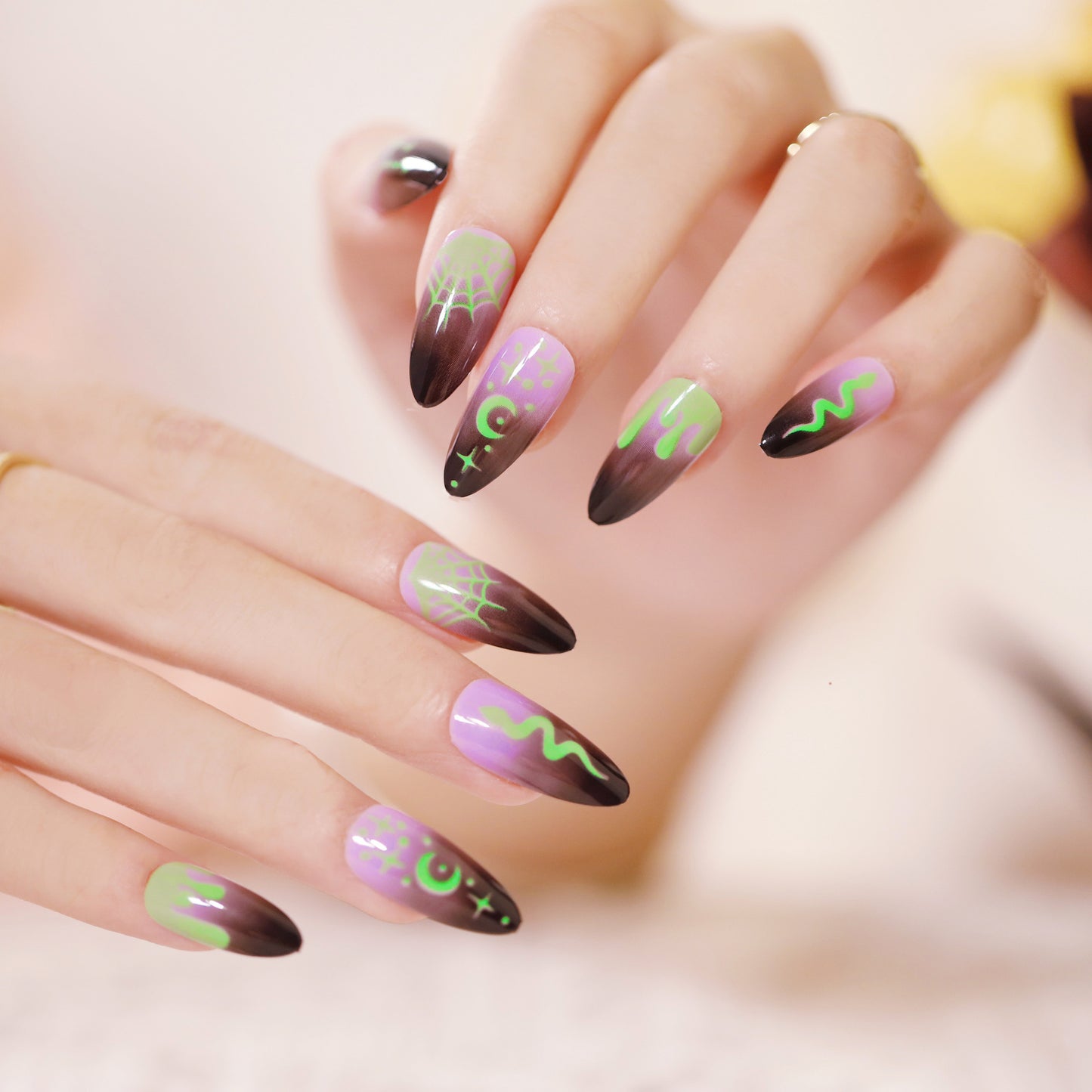 Halloween Wear 3D Stereo Nail Shaped Piece