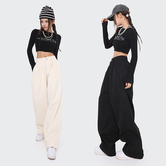 Retro Japanese Wide Leg Jeans Women's Loose Yamamoto