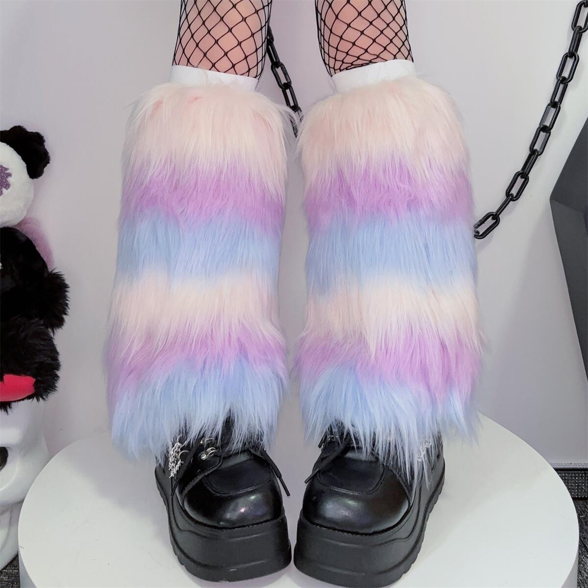 New Fallwinter Faux Wool Boot Cuffs With Plush Sock Liners