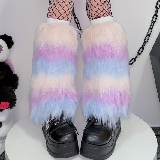 New Fallwinter Faux Wool Boot Cuffs With Plush Sock Liners