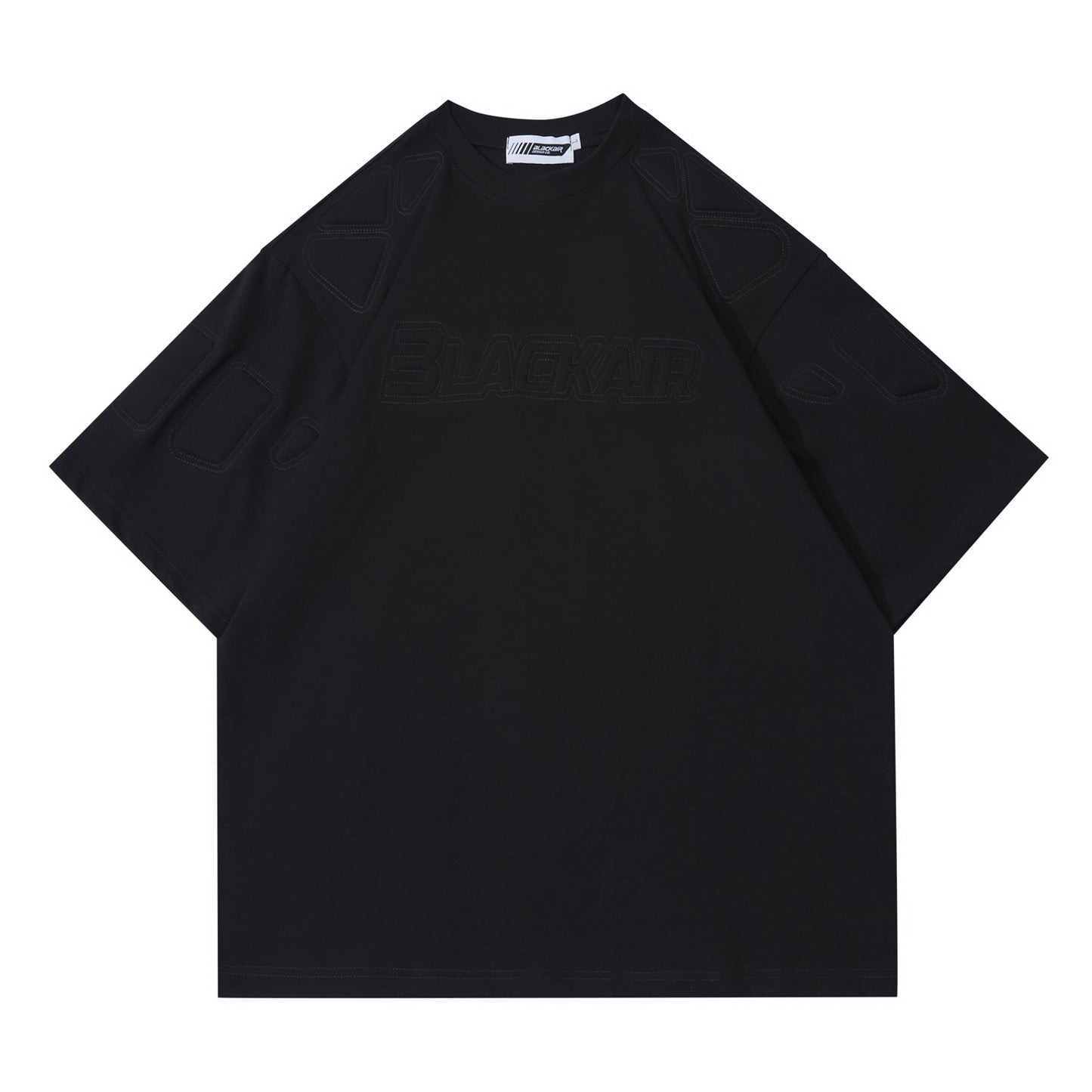 Cotton Base Shirt Solid Color Loose Casual Short-sleeved T-shirt Men