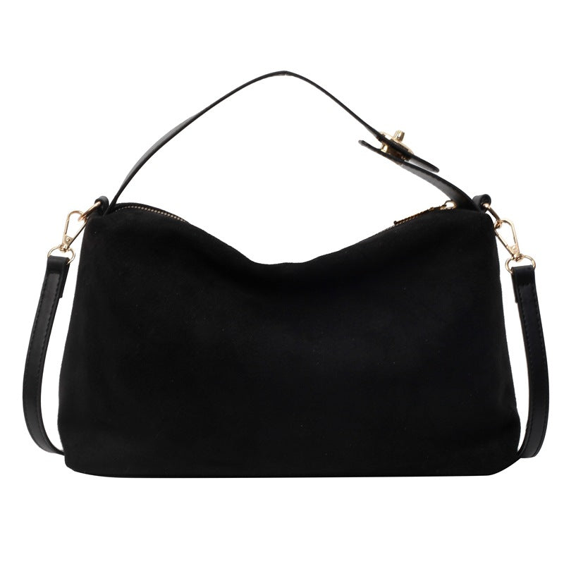 Retro Frosted Handbag Niche Underarm Women