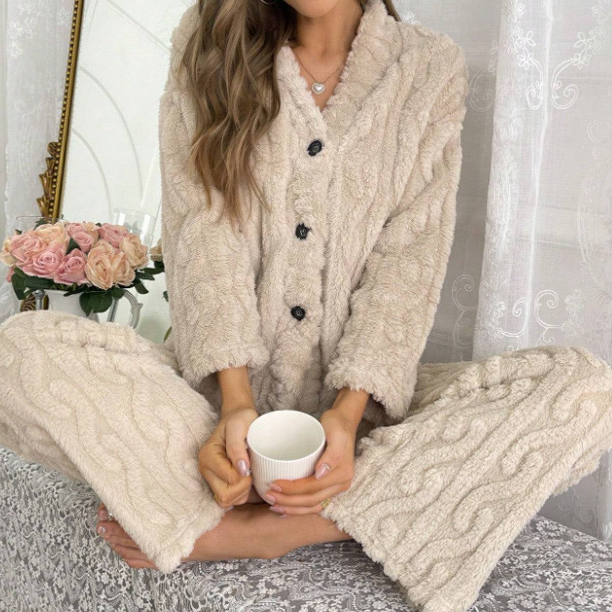 Cardigan Homewear Women Can Pack Twinset Outfit
