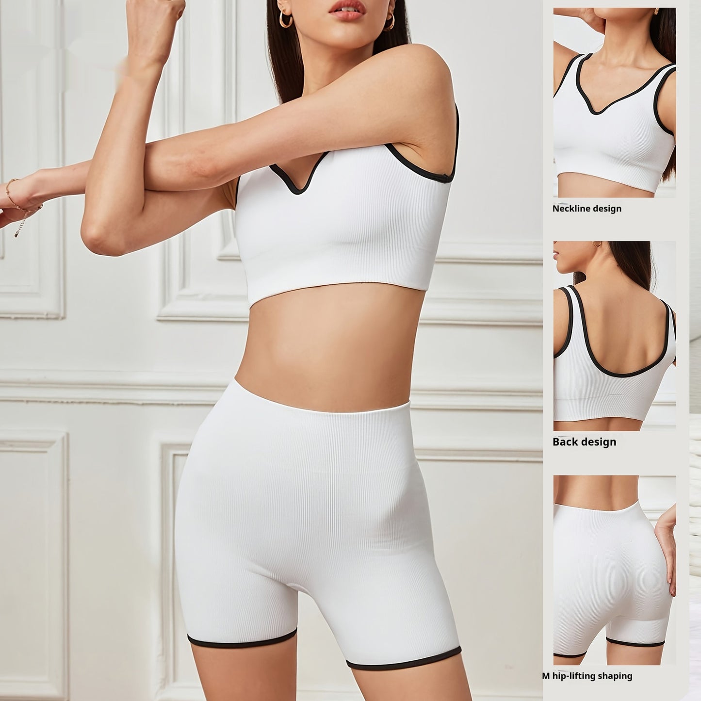 Womens High-End Anti-Shock Fitness Running Top