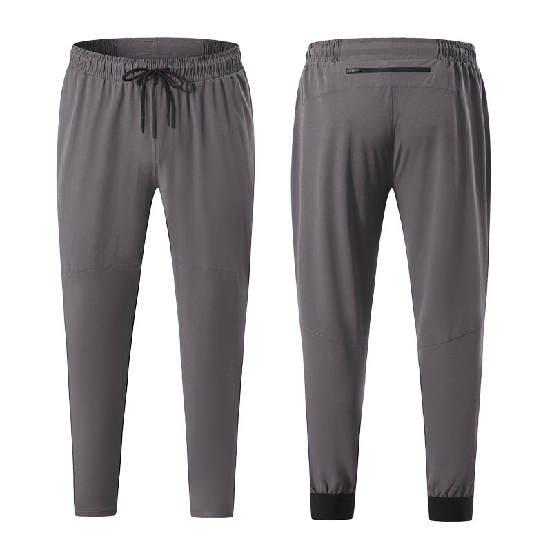 Sports Men Running Large Pocket Drawstring Skinny Pants