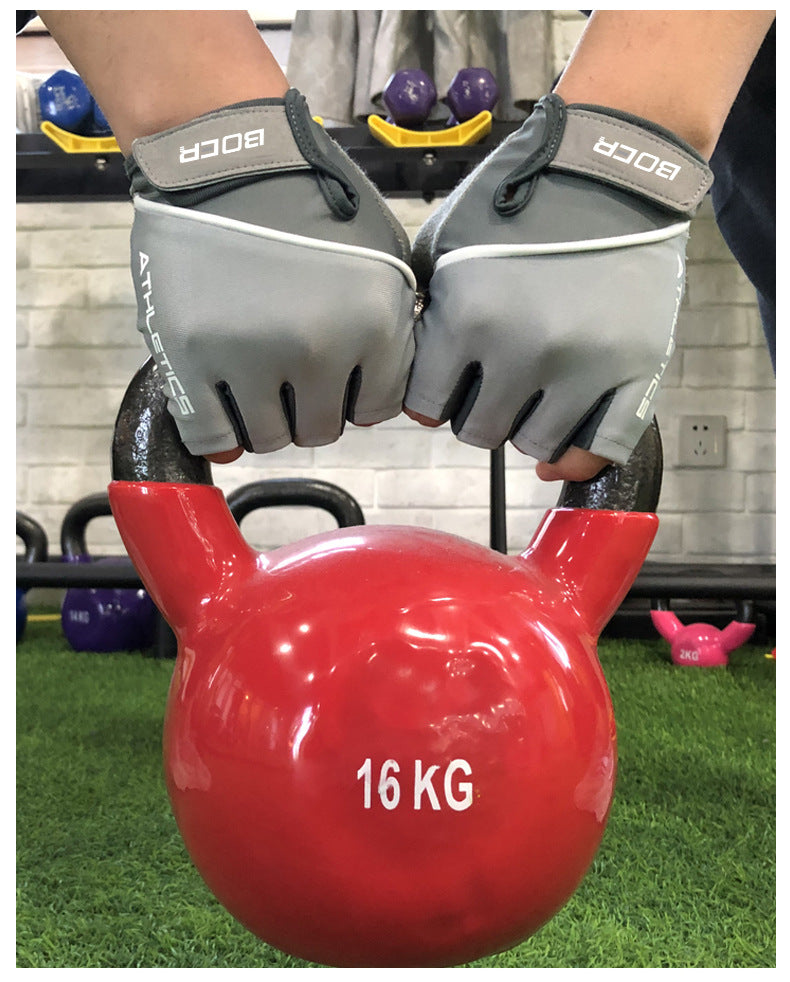 Lightweight Equipment Training Half Finger Dumbbell Non-slip Wear-resistant Fitness Gloves