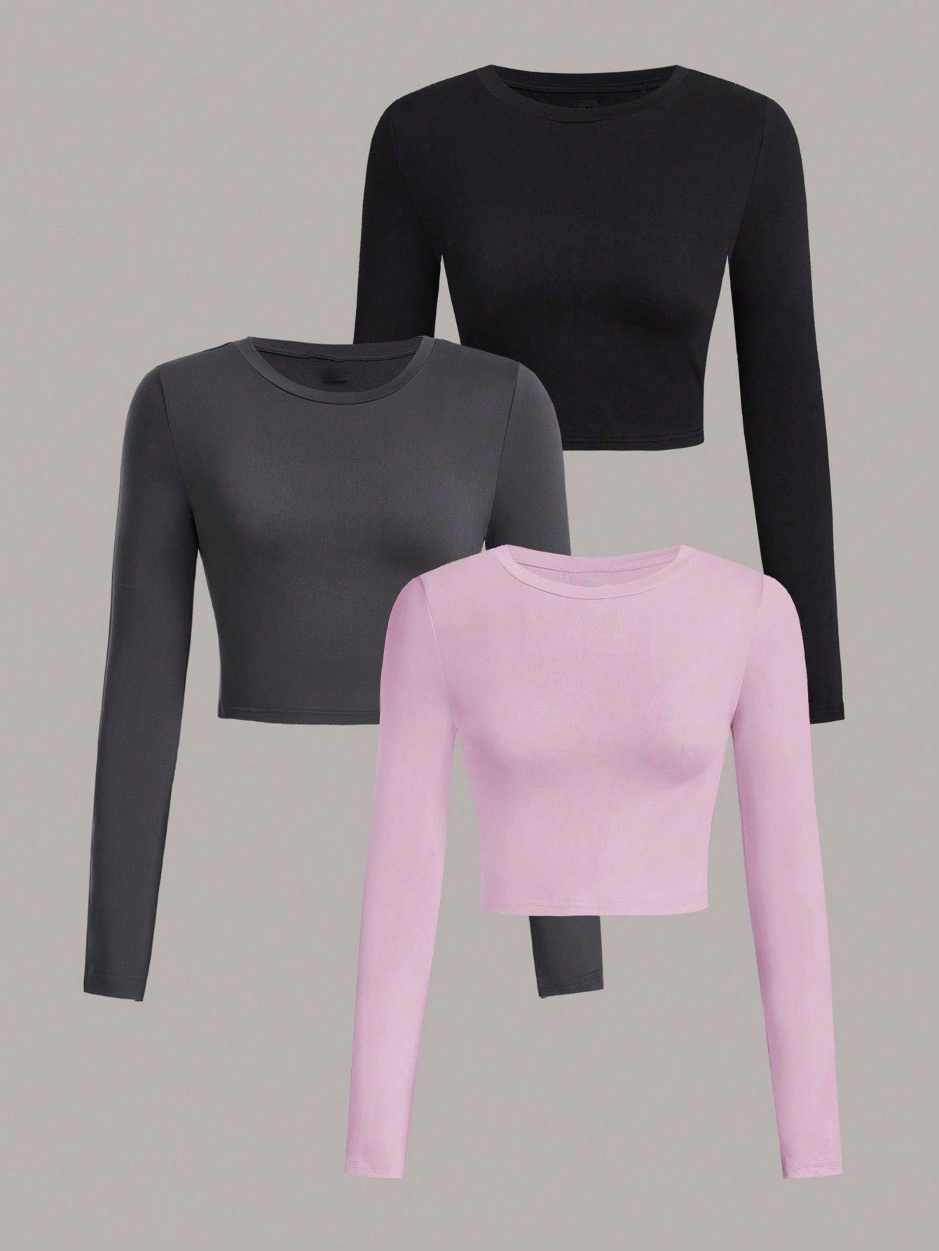 New Springsummer Long-sleeve Top Stylish And Slim-fit