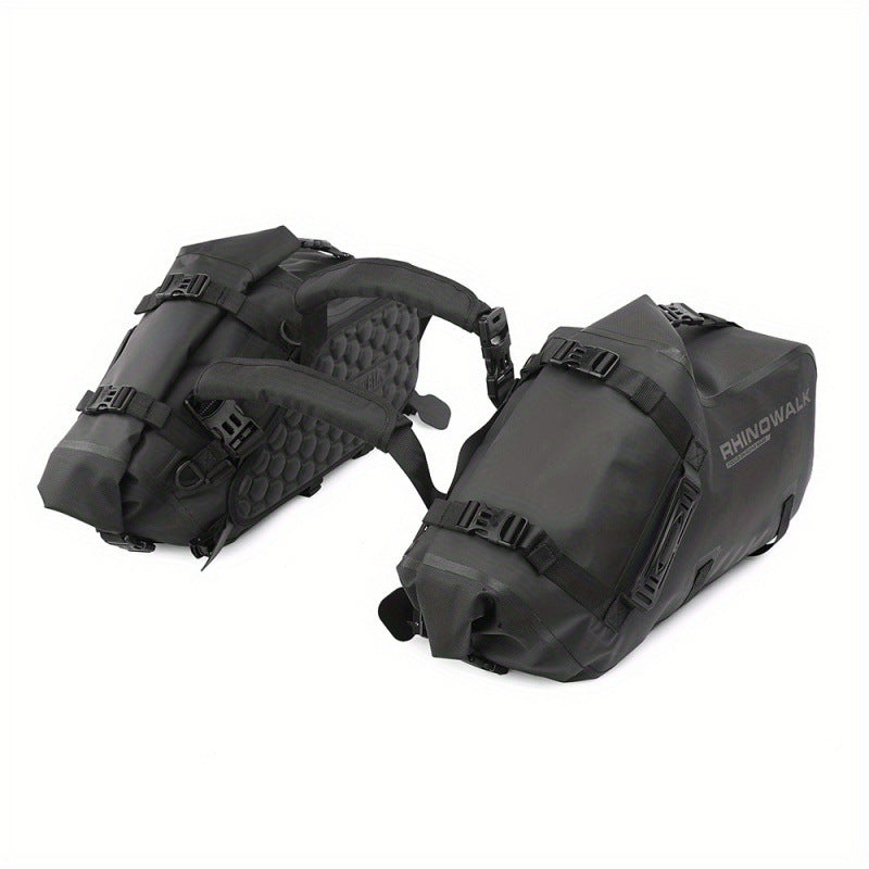 Adjustable-strap Textile Saddle Bag