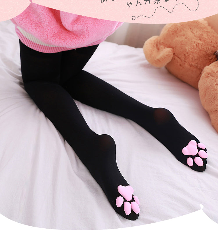 Cute Three-dimensional Meat Pad Pantyhose Over The Knee