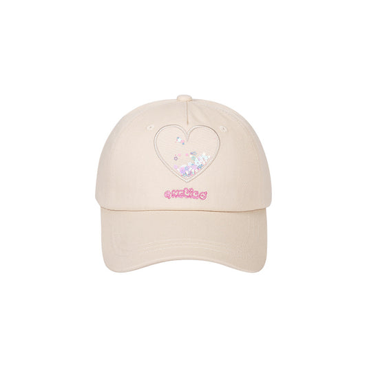 Simple And Stylish Personality Heart-shaped Floral Baseball Hat