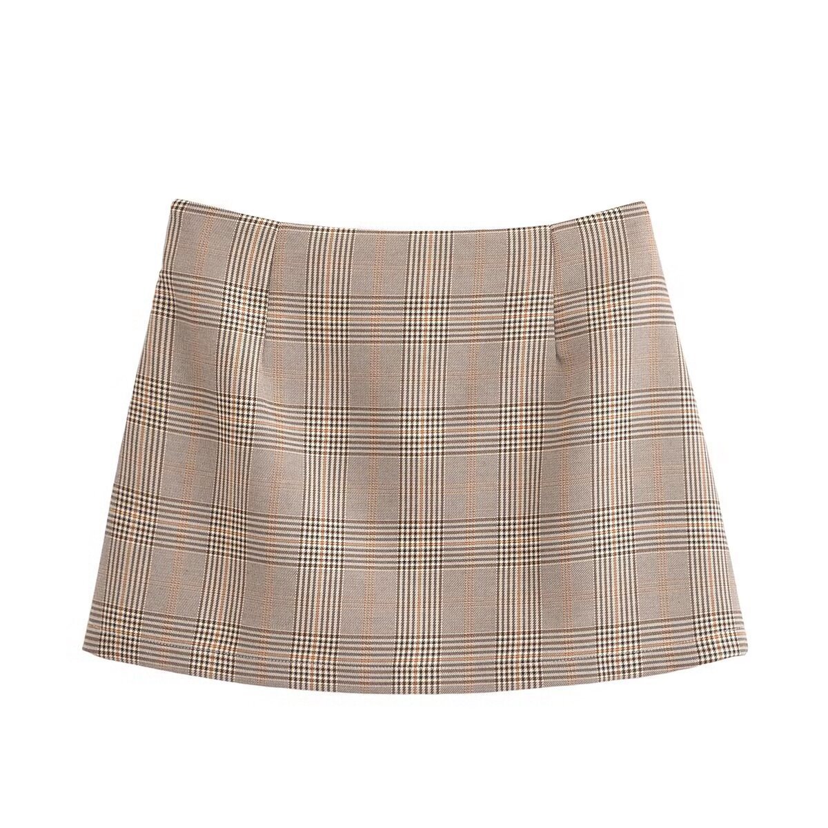 Autumn And Winter New Fashion Plaid Blazer Skirt Outfit