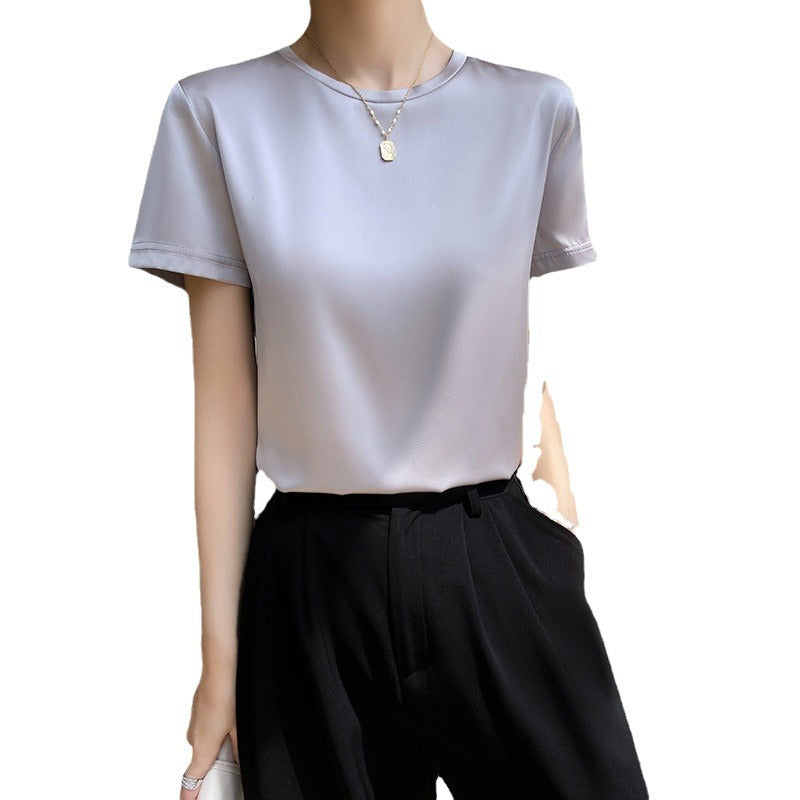 Half Sleeve Refreshing And Comfortable Mid-stretch Top