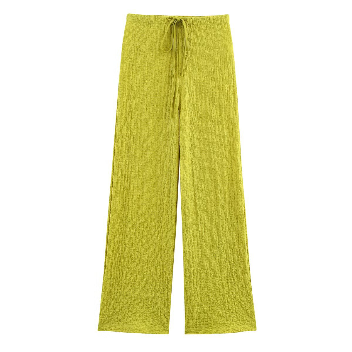 Texture Vest Top Texture Straight-leg Pants Suit
