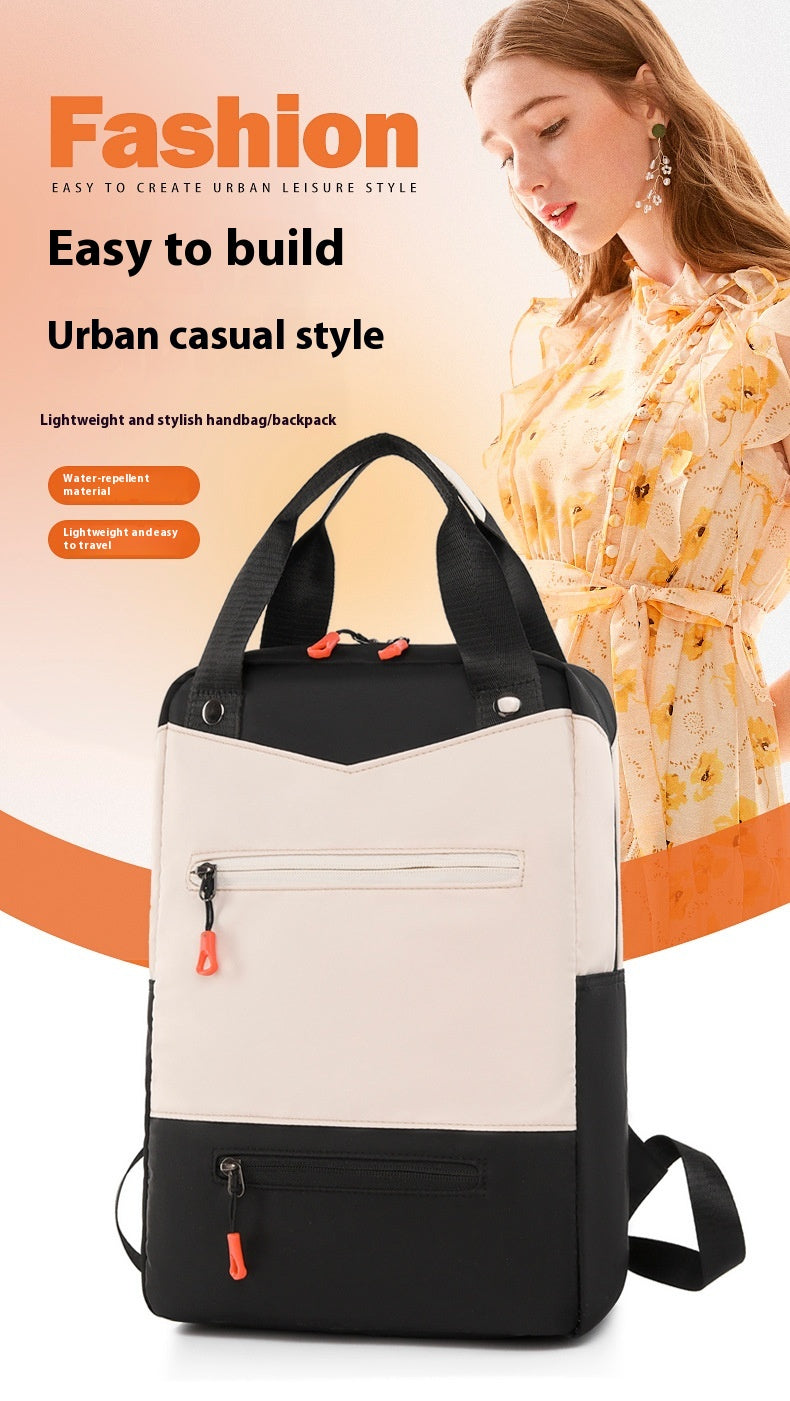 Women's Backpack Women's Large Capacity Fashion Oxford Cloth Outdoor Travel Leisure Portable