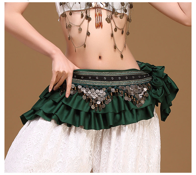 Belly Dance Waist Chain Retro Copper Coin Hip Towel Loud And Long