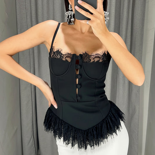 Blonde Camisole til Kvinder Elegant Alsidig Top Perfekt til Pendling