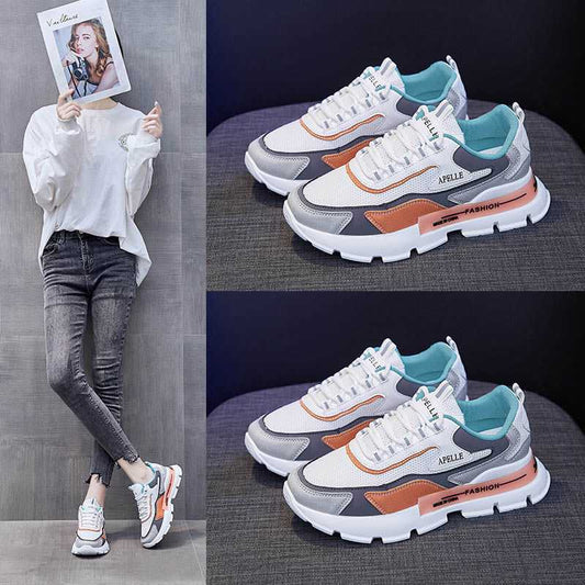 Korean Style All-match Ins Thick-soled Casual Shoes For Female Students