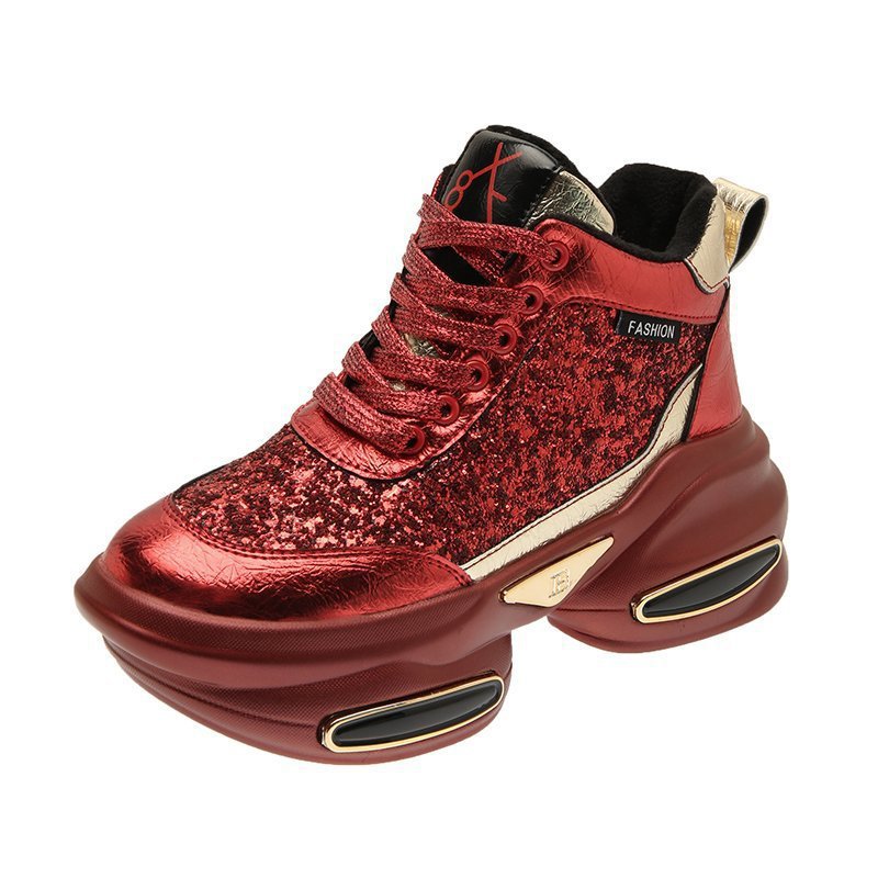 Plus Velvet Sponge Cake Sports Shoes