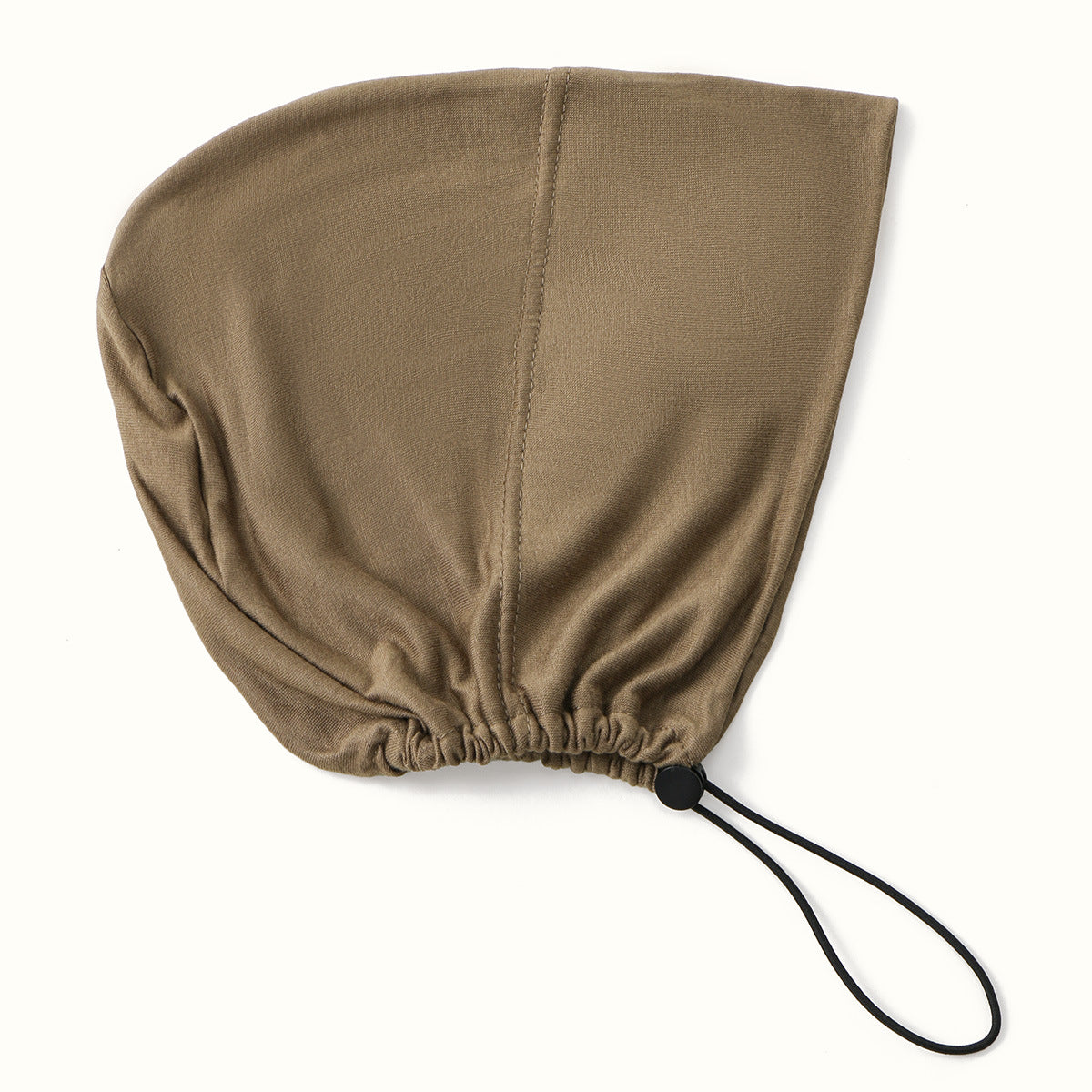 Womens Solid-Colored Fashionable All-Match Lace-Up Drawstring Closed-Head Hat