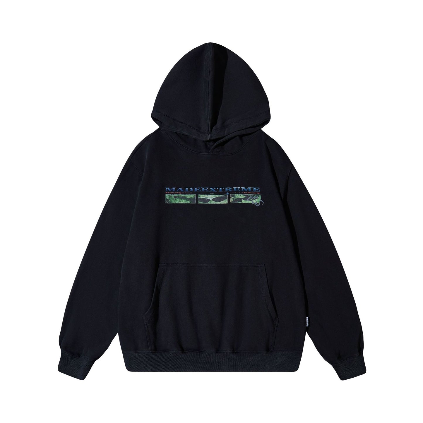 Street Tide Brand Printed Washed And Worn Sweater Til Mænd Og Kvinder
