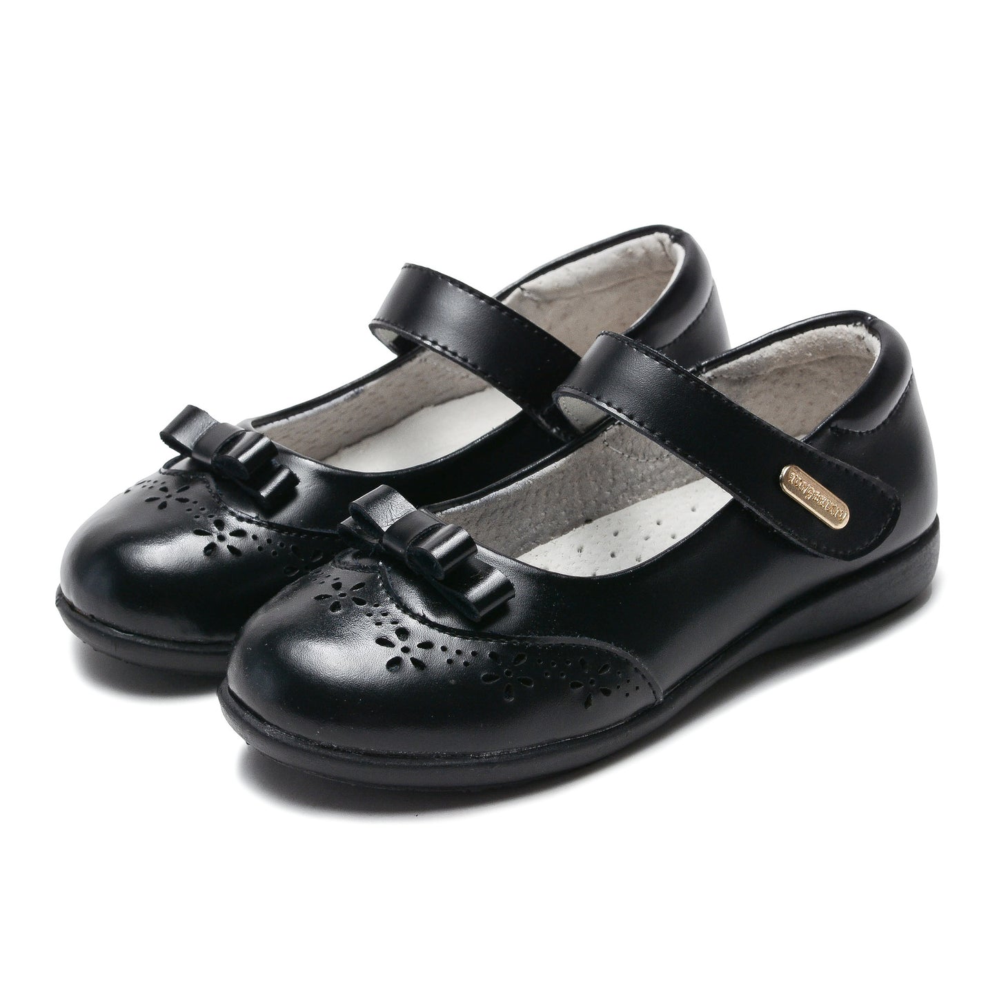 Black Leather Princess Shoes Single Student Performance Shoes