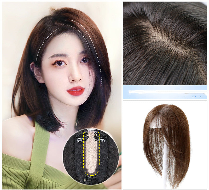 Women's Fashion Simple Net Eight Bangs Wig