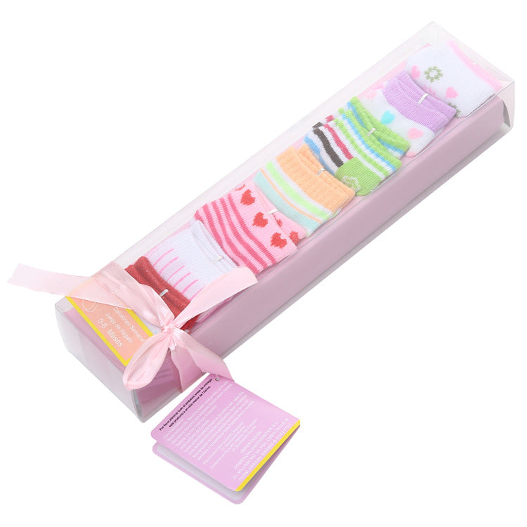 Breathable Sweat Absorbent 7th Children's Socks Cotton Letters