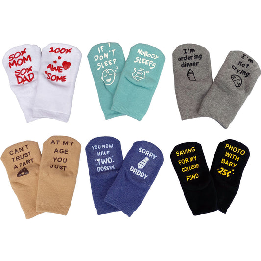 Cotton First-walker Socks With English Letters