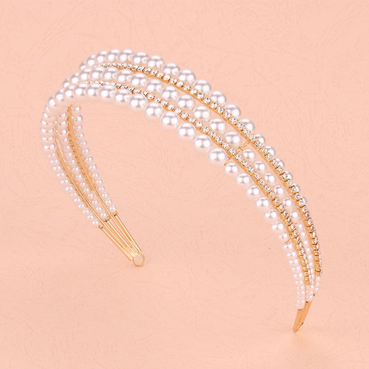 Lady Wedding Dress Lady Pearl Headband