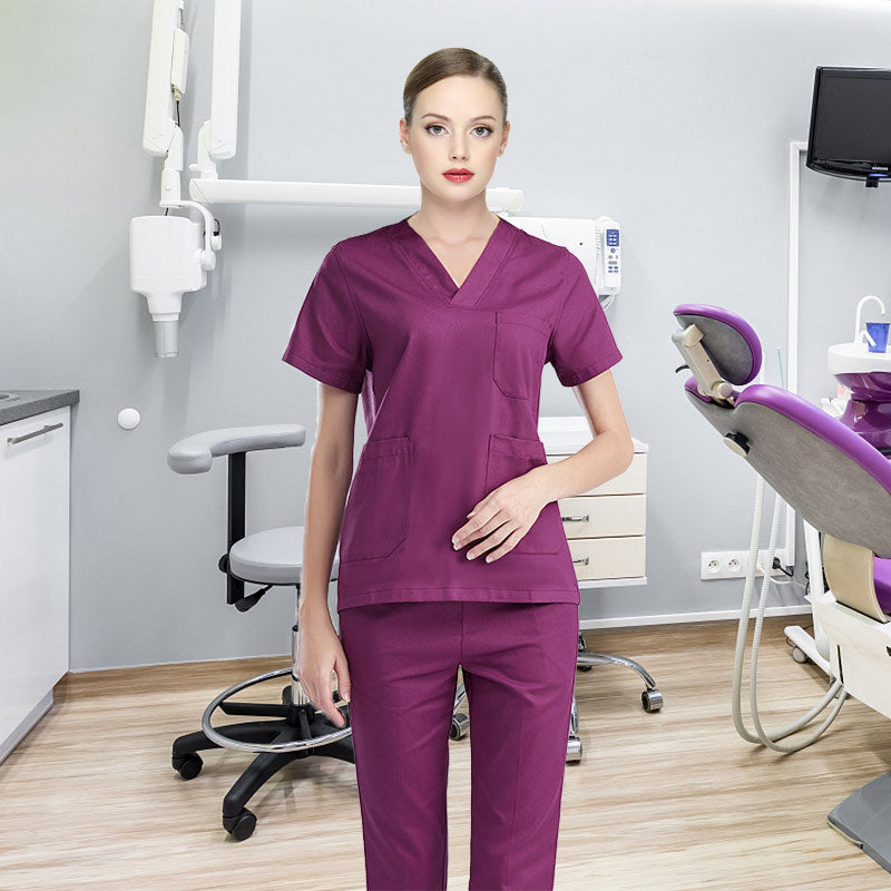 Short-sleeve Workwear For Doctors  Beauty Salons  And Dental Clinics