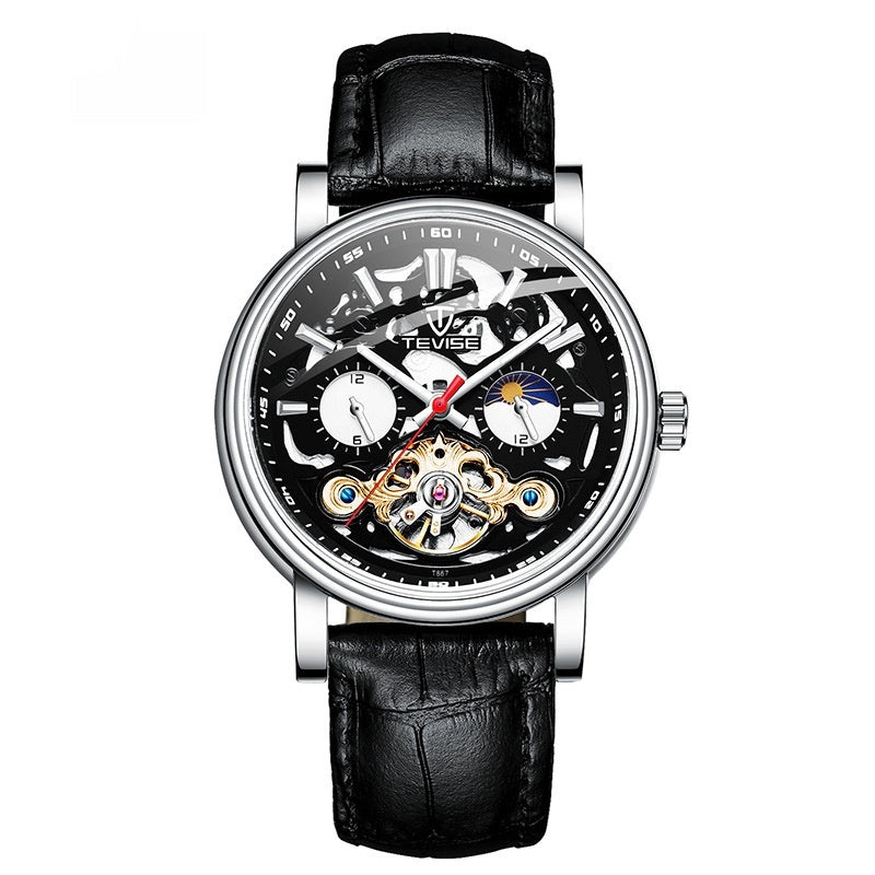 Fashion Tourbillon Waterproof Luminous Mechanical Watch