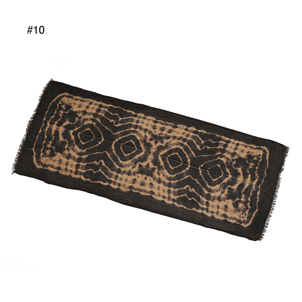Solid Color Thin Breathable Handmade Scarf Shawl