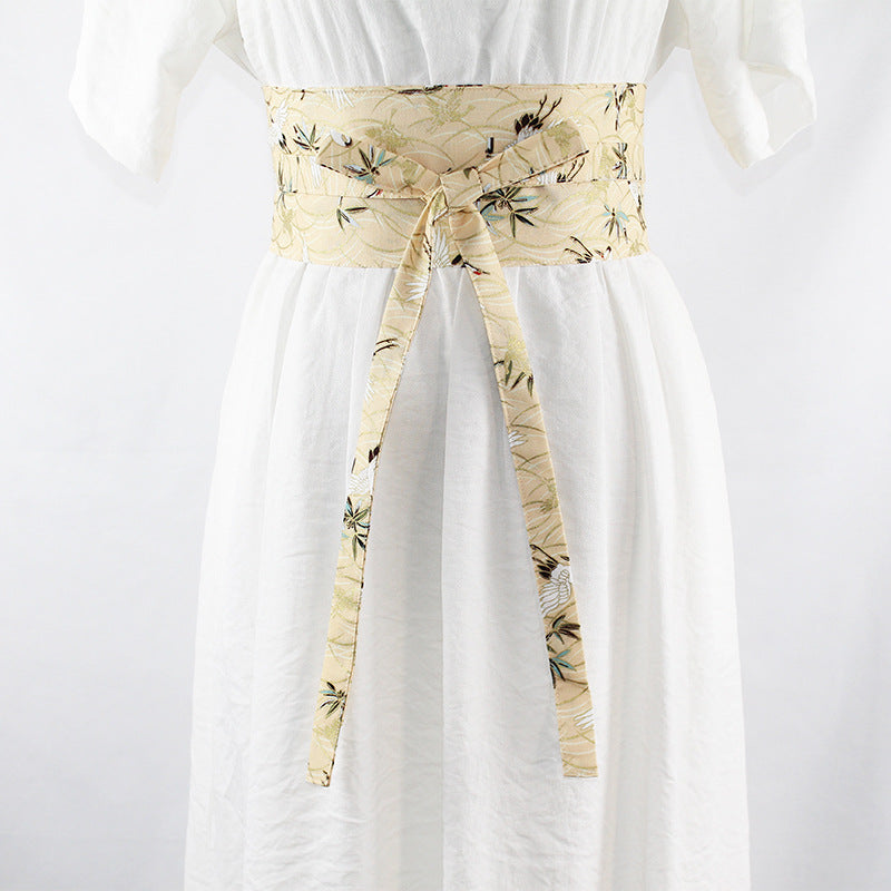 Han Element Literary And Artistic Outer Wear Waistband Ancient Style Hanfu Belt