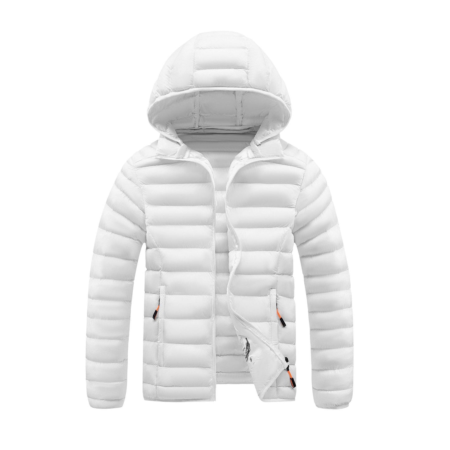 Rib Cotton-padded Coat Slim-fit Lightweight Cotton-padded Jacket Lightweight Multi-color