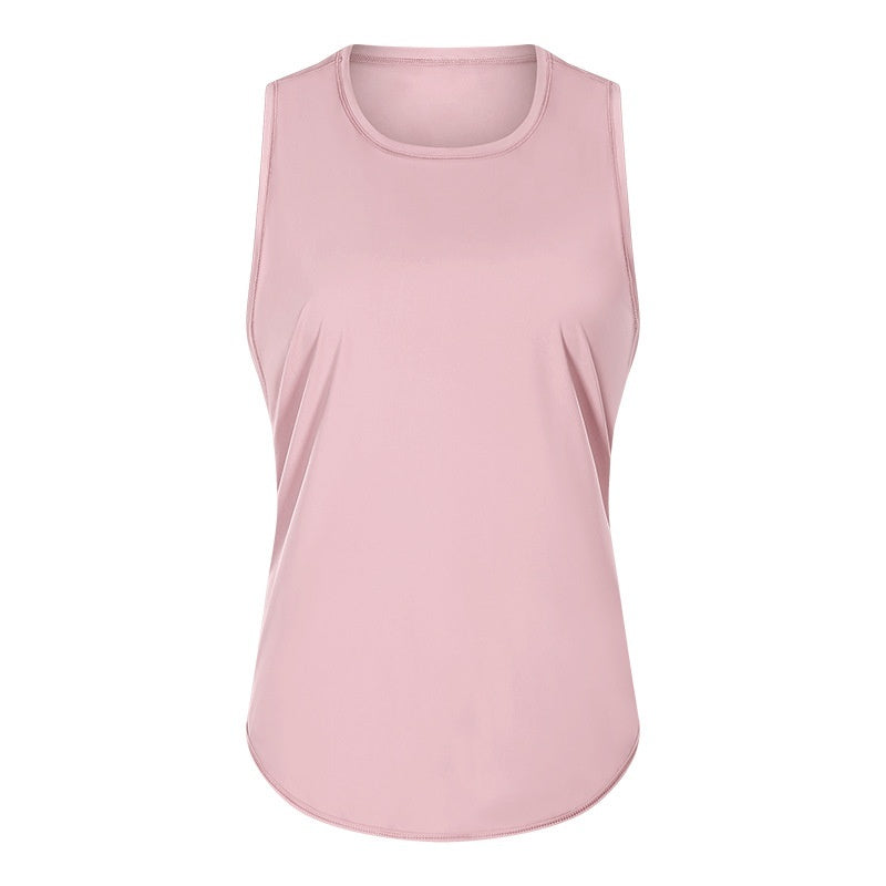 New Yoga Vest Fitness Exercise Sleeveless Blouse Quick-drying Loose Yoga Top