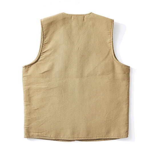 Fleece-lined Thick Wool Men's Vest