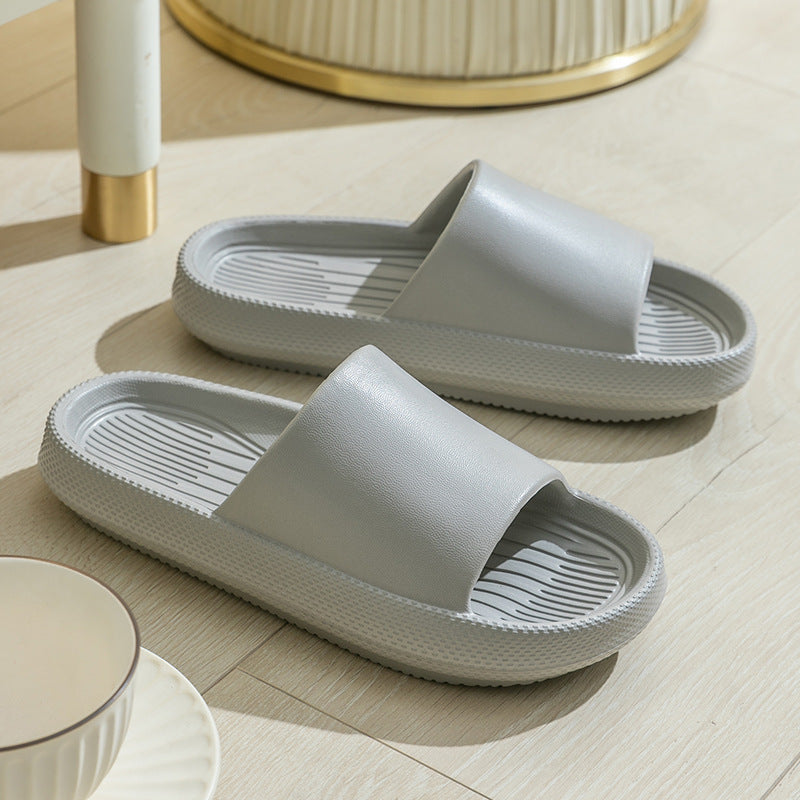 Stepping On Feces Thick-soled Slippers Female Summer Home Non-slip Bathroom Eva