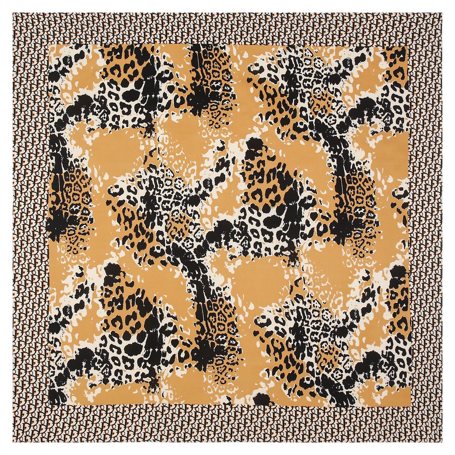 Fashion Home Color Leopard Twill Scarf