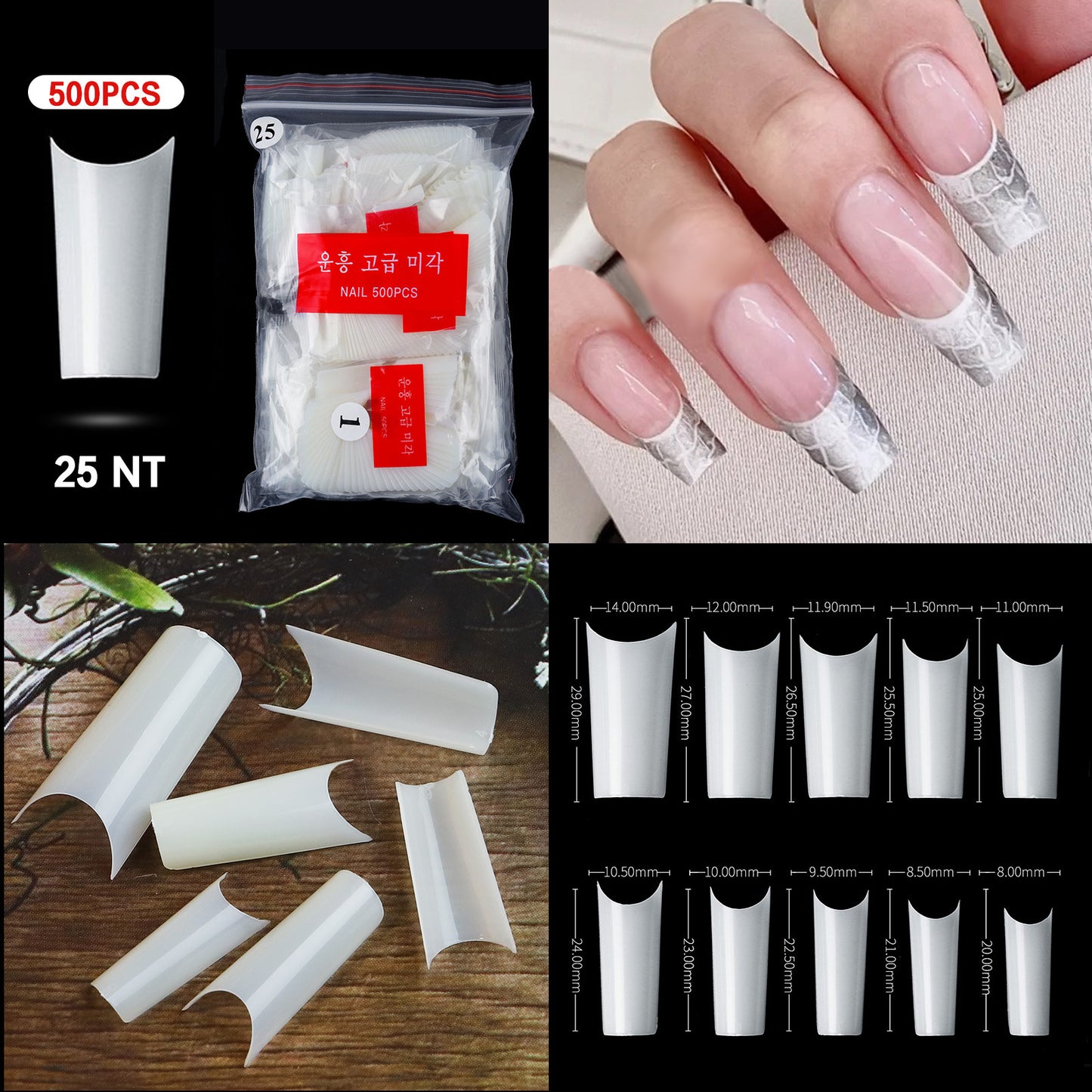 French Pointed Non-marking Ballet Transparent