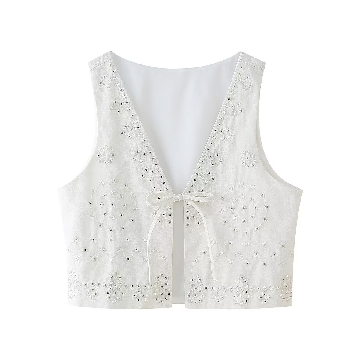 Personalized Fashionable Sequins Embroidered Waistcoat Vest Coat