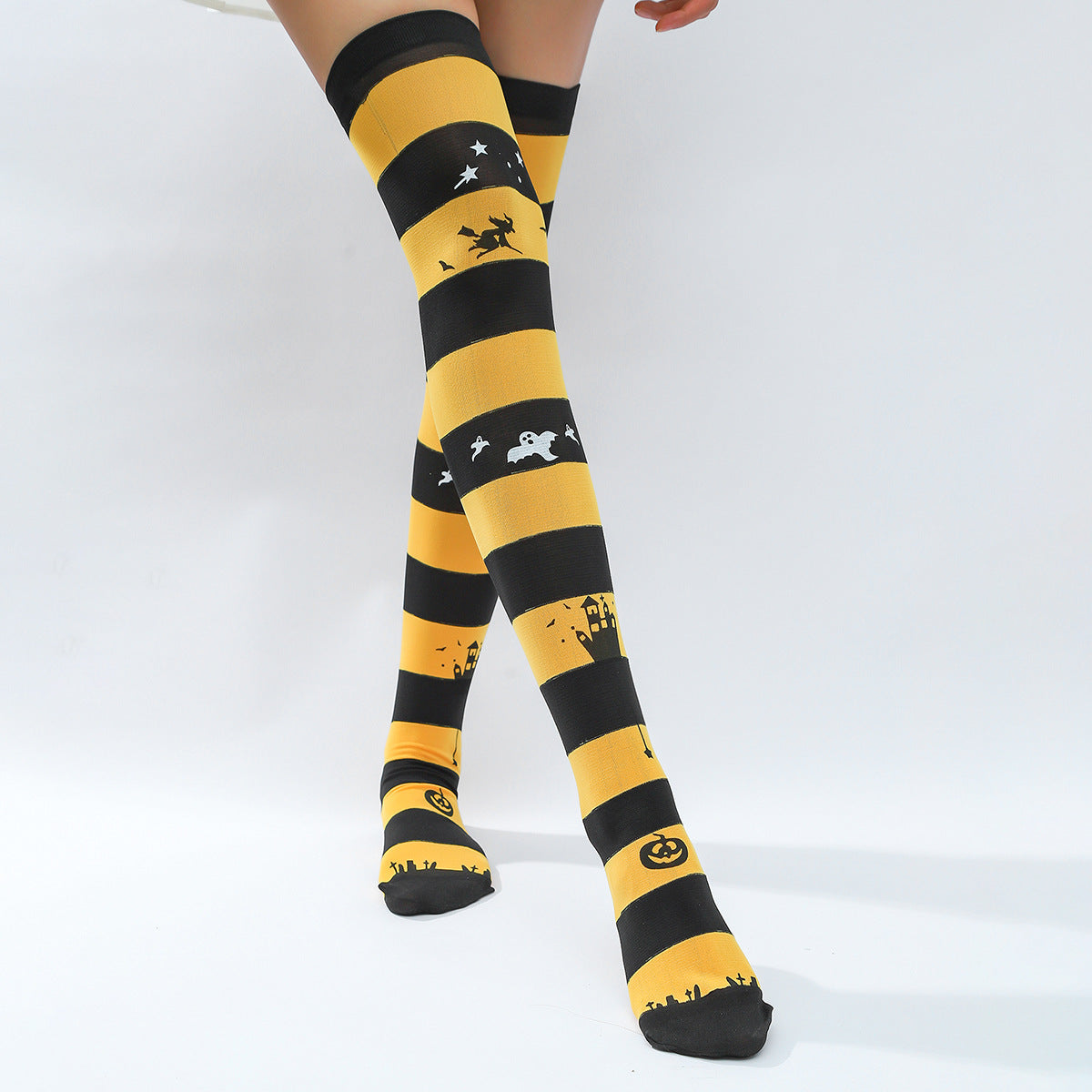 Variety Of Halloween Christmas Party Stockings