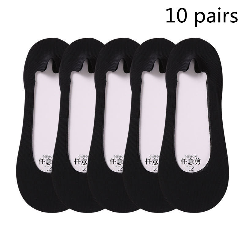 Boat Socks Women's Thin Shallow Mouth Invisible Socks Spring And Summer Striped Women's Boat Socks