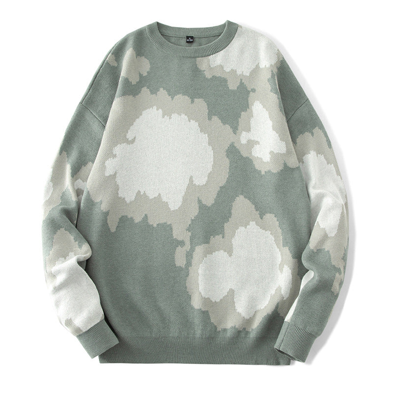 Rundhalset Sweater Mænd Og Kvinder Løs Pullover Sweater