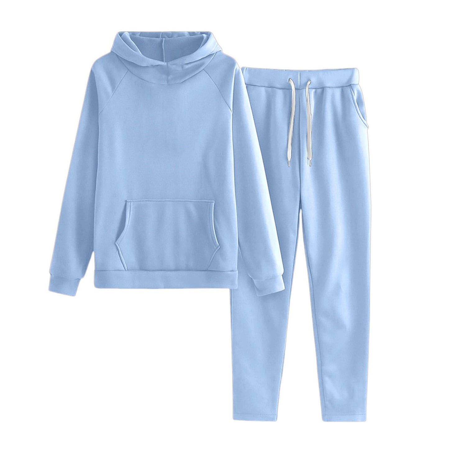 Unisex Hoodie And Sweatpants Twopiece Set