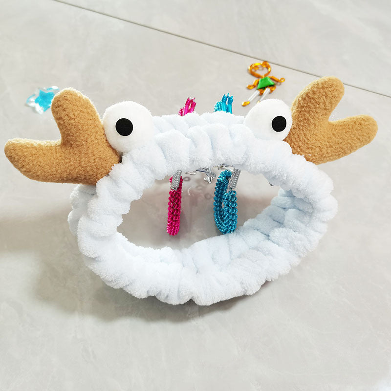 Cute Cartoon Crab Clip Face Wash Headband