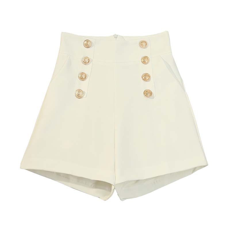 Women's High Waist Solid Color Straight Casual Wide-leg Pants