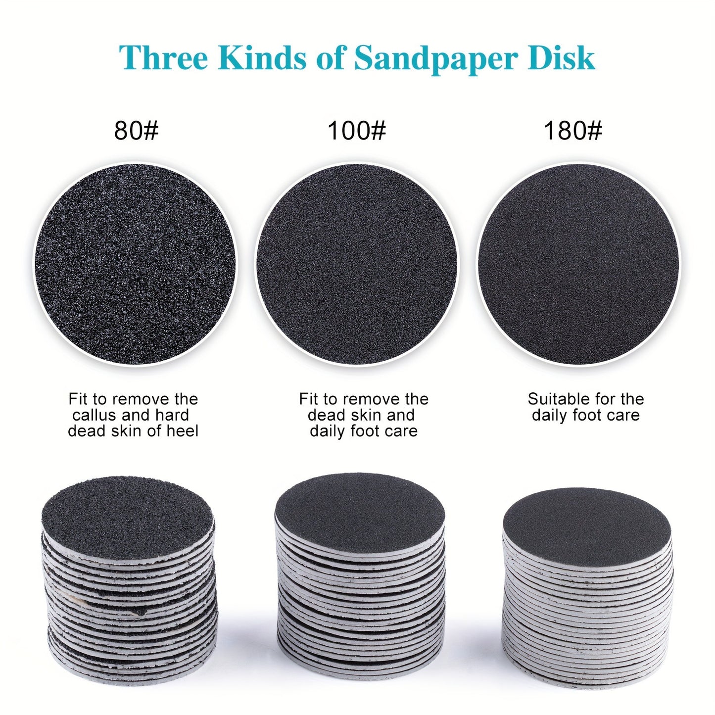 Electric Foot Grinder Applicable Grinding Disc Volcanic Rock Material Calluses Removing Cutin Pumice Stone Sandpaper Foot Grinder Abrasive Paper