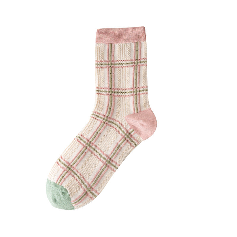 Autumn New Three-dimensional Flowers Tube Socks