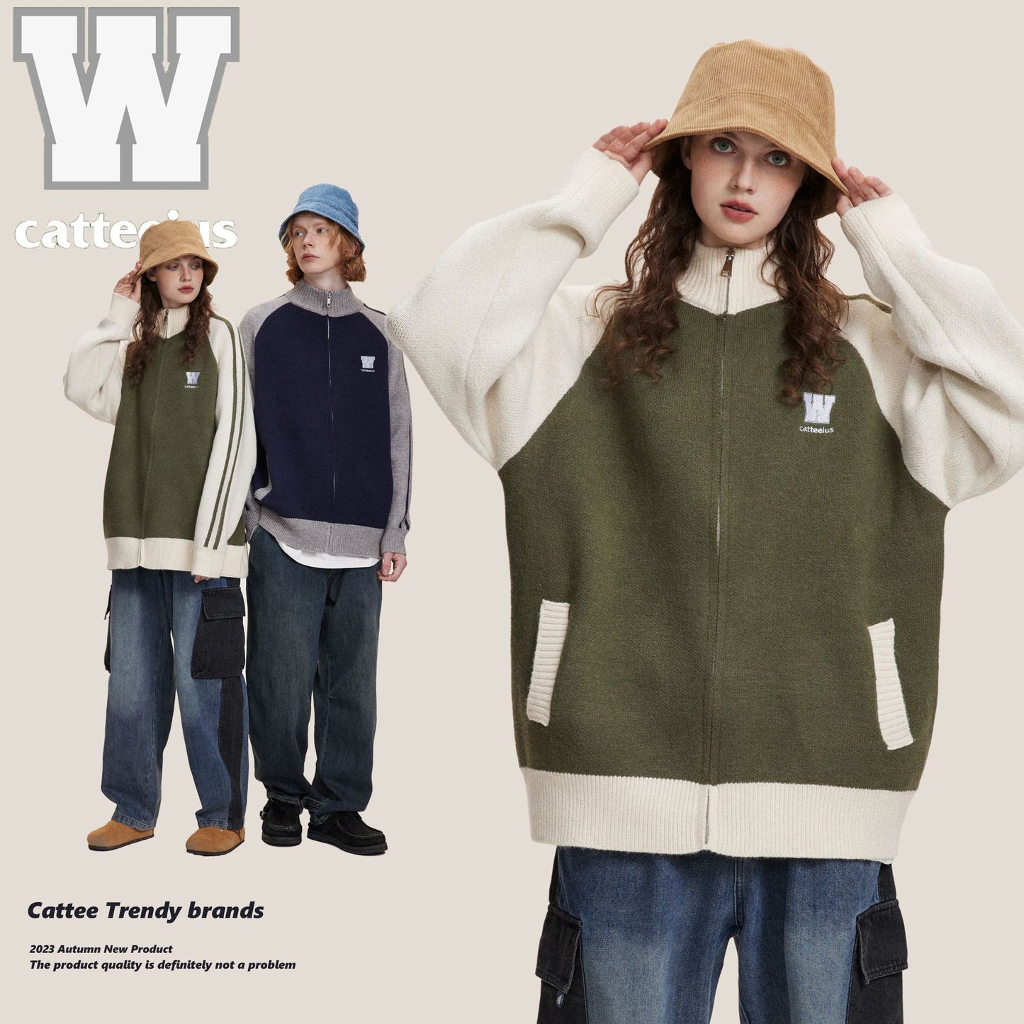 Japanese Loose Neutral All-matching Knitted Sweater