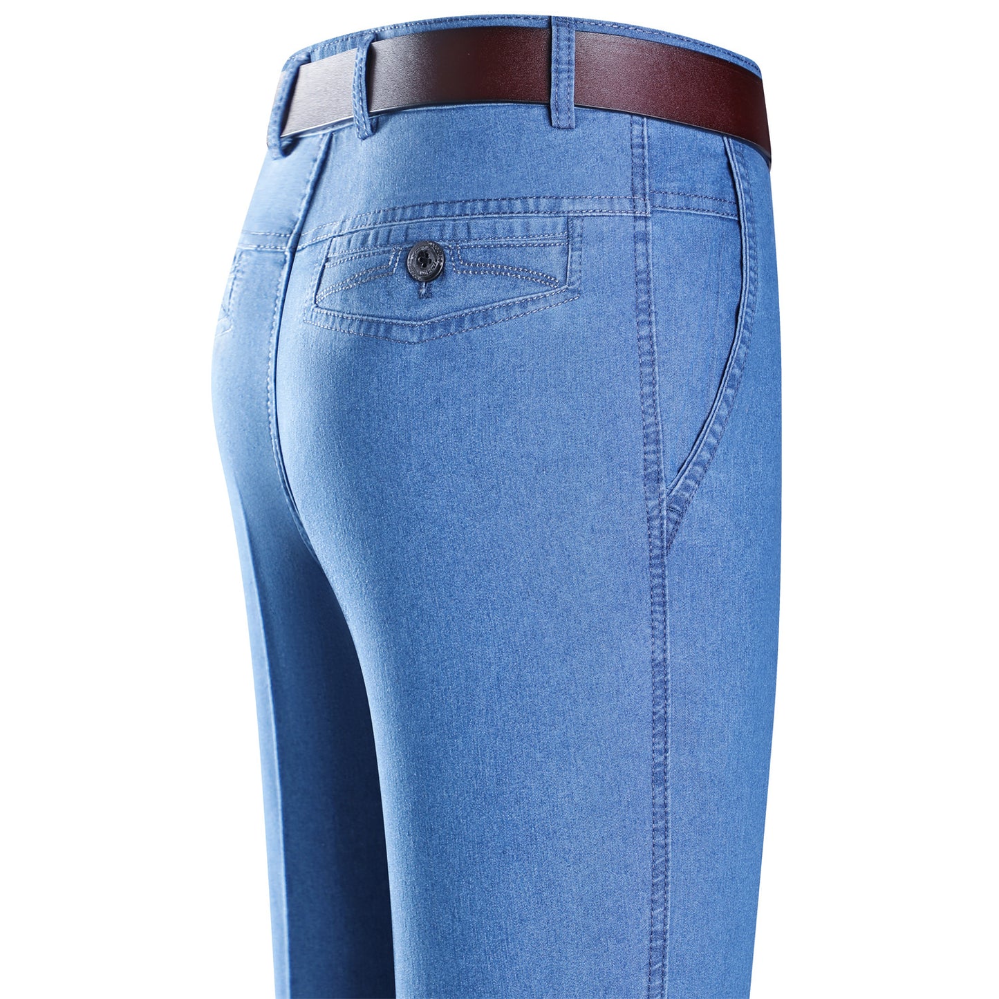 Middle Aged Men's Jeans For Autumn And Winter